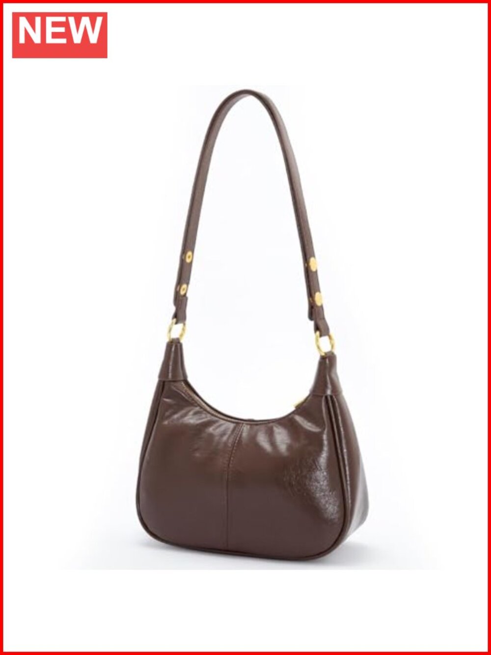 Small Hobo Purse Vegan Leather Retro Crescent Shoulder Bag